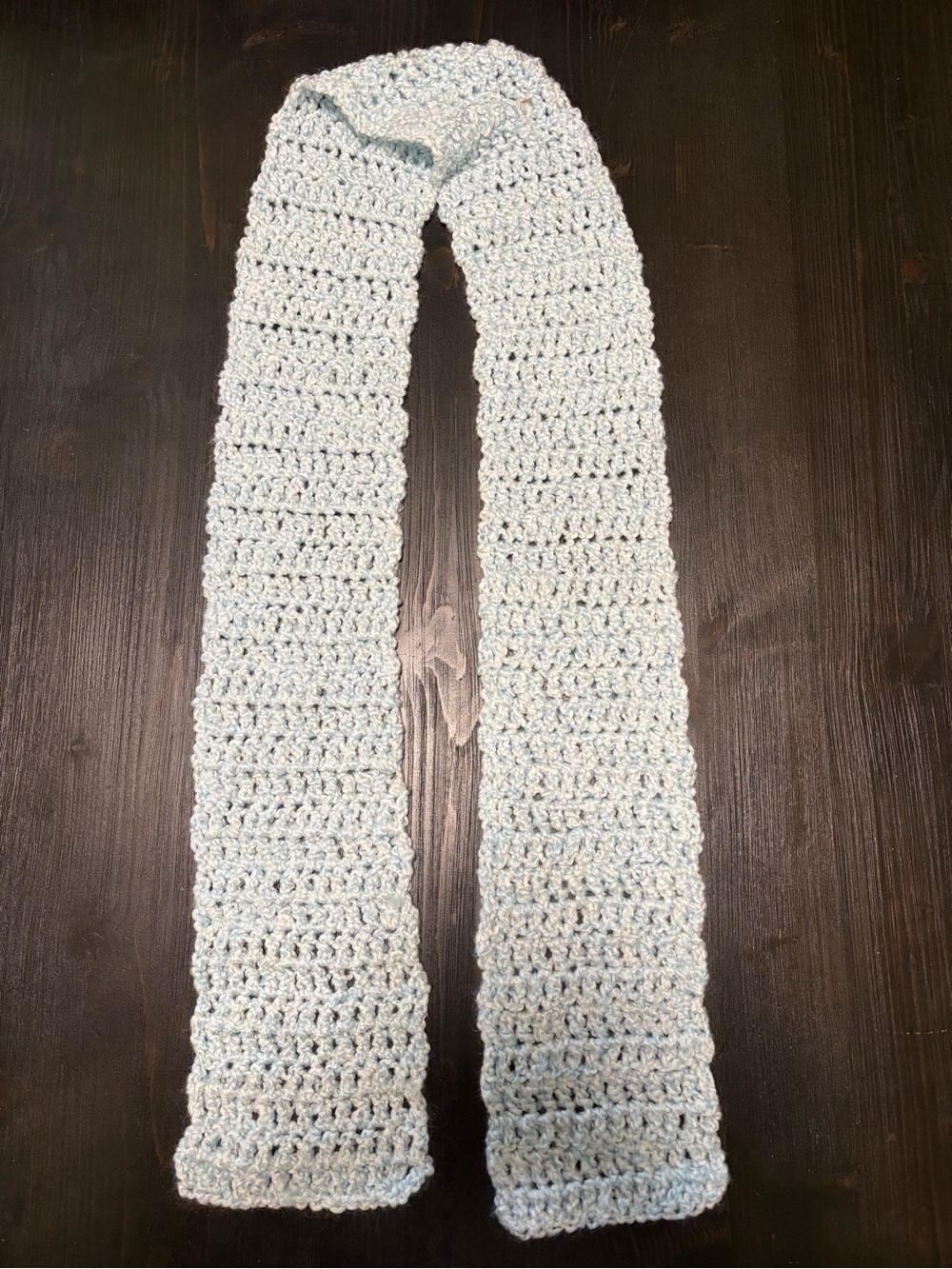 Soft Baby Blue Scarf